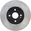 Load image into Gallery viewer, StopTech Power Slot 94-97/99-05 Mazda Miata (01-05 Normal Suspension Only) Slotted Front Right Rotor - Back View