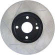 Load image into Gallery viewer, StopTech Power Slot 94-97/99-05 Mazda Miata (01-05 Normal Suspension Only) SportStop Slotted Front - Side View