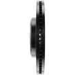 Load image into Gallery viewer, StopTech Power Slot 95-00 Lexus LS400/LS430/LS460/LS600h L Slotted Left Front Rotor - Back View