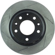 Load image into Gallery viewer, StopTech Power Slot Mazda Mazda6 Slotted Right Rear Rotor - Main Product View
