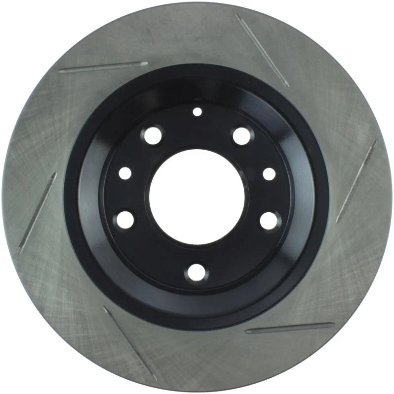 StopTech Power Slot Mazda Mazda6 Slotted Right Rear Rotor - Side View