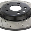 Load image into Gallery viewer, StopTech Power Slot 09-10 Audi A4/A4 Quattro / 08-10 A5 / 10 S4 Rear Left Drilled &amp; Slotted Rotor - Additional View 5