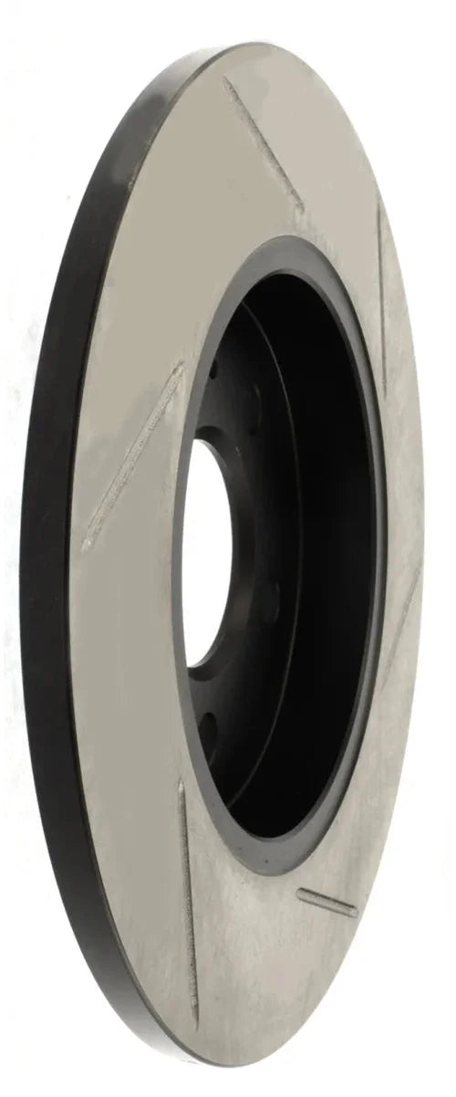 StopTech Power Slot 1/05-09 Audi A4/A4 Quattro Right Rear Slotted Rotor - Installation View