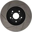 Load image into Gallery viewer, StopTech Power Slot Slotted 99-08 Acura TL (STD Caliper) / 01-03 CL / 04-09 TSX Front Left Rotor - Side View