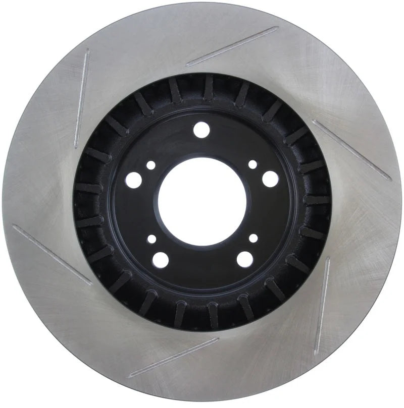 StopTech Power Slot SportStop 00-06 Honda S2000 Slotted Front Left Rotor - Side View