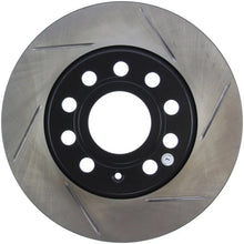 Load image into Gallery viewer, StopTech Power Slot Volkswagen GTI Rear Left Slotted Rotor - Main Product View