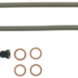 Load image into Gallery viewer, StopTech 02-08 Audi A4 Quattro Rear Stainless Steel Brake Line Kit - Installation View