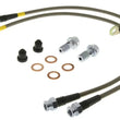Load image into Gallery viewer, StopTech 00-04 Ferrari F360/04-05 F360 Stradale Rear Stainless Steel Brake Line Kit - Main Product View