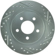 Load image into Gallery viewer, StopTech Select Sport 05-10 Ford Mustang GT Slotted and Drilled Rear Left Rotor - Main Product View