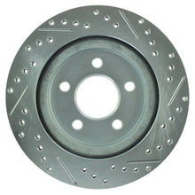 Load image into Gallery viewer, StopTech Select Sport 05-10 Ford Mustang GT Slotted and Drilled Rear Right Rotor - Main Product View
