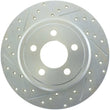 Load image into Gallery viewer, StopTech Select Sport 06-15 Dodge Charger/ 05-15 Chrysler 300 Slotted/Drilled Right Rear Brake Rotor - Main Product View