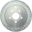 Load image into Gallery viewer, StopTech Select Sport 09-13 Subaru Forester Slotted and Drilled Right Rear Rotor - Side View