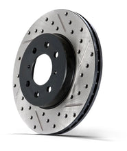Load image into Gallery viewer, StopTech Select Sport 97-01 Acura Integra Sport Drilled &amp; Slotted Left Rotor - Main Product View
