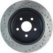 Load image into Gallery viewer, StopTech Slotted &amp; Drilled Sport Brake Rotor 11-15 Jeep Grand Cherokee (Excludes SRT8) - Side View