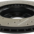 Load image into Gallery viewer, StopTech Slotted &amp; Drilled Sport Brake Rotor - Side View