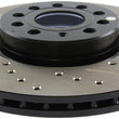 Load image into Gallery viewer, StopTech Slotted &amp; Drilled Sport Brake Rotor - Back View