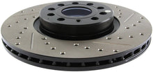 Load image into Gallery viewer, StopTech Slotted &amp; Drilled Sport Brake Rotor - Back View