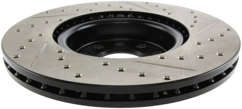 StopTech Slotted & Drilled Sport Brake Rotor - Main Product View