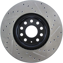 Load image into Gallery viewer, StopTech Slotted &amp; Drilled Sport Brake Rotor - Installation View