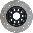 Load image into Gallery viewer, StopTech Slotted &amp; Drilled Sport Brake Rotor - Installation View