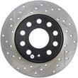 Load image into Gallery viewer, StopTech Slotted &amp; Drilled Sport Brake Rotor - Main Product View