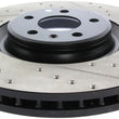 Load image into Gallery viewer, StopTech Slotted &amp; Drilled Sport Brake Rotor - Side View
