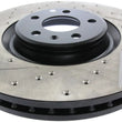 Load image into Gallery viewer, StopTech Slotted &amp; Drilled Sport Brake Rotor - Back View