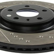 Load image into Gallery viewer, StopTech Slotted &amp; Drilled Sport Brake Rotor - Installation View