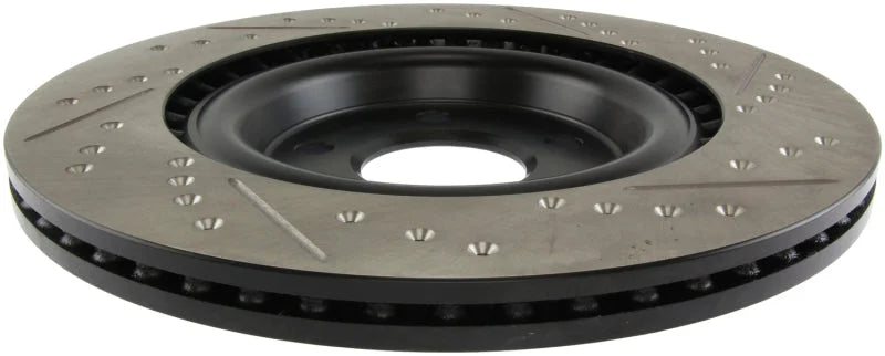 StopTech Slotted & Drilled Sport Brake Rotor - Main Product View