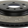 Load image into Gallery viewer, StopTech Slotted &amp; Drilled Sport Brake Rotor - Installation View