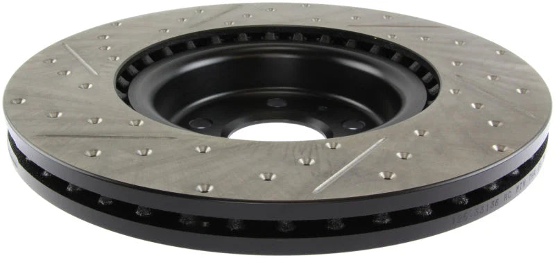 StopTech Slotted & Drilled Sport Brake Rotor - Main Product View