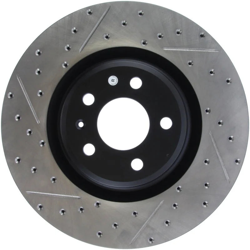 StopTech Slotted & Drilled Sport Brake Rotor - Main Product View