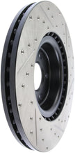 Load image into Gallery viewer, StopTech Slotted &amp; Drilled Sport Brake Rotor - Side View