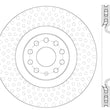 Load image into Gallery viewer, StopTech Slotted &amp; Drilled Sport Brake Rotor - Side View