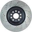 Load image into Gallery viewer, StopTech Slotted &amp; Drilled Sport Brake Rotor - Back View