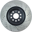 Load image into Gallery viewer, StopTech Slotted &amp; Drilled Sport Brake Rotor - Side View