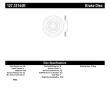 Load image into Gallery viewer, StopTech Slotted &amp; Drilled Sport Brake Rotor - Back View