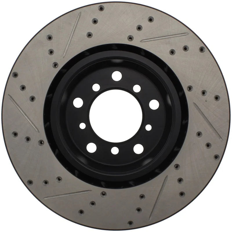 StopTech Slotted & Drilled Sport Brake Rotor - Side View