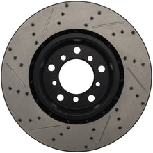 Load image into Gallery viewer, StopTech Slotted &amp; Drilled Sport Brake Rotor - Side View