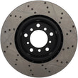 Load image into Gallery viewer, StopTech Slotted &amp; Drilled Sport Brake Rotor - Side View