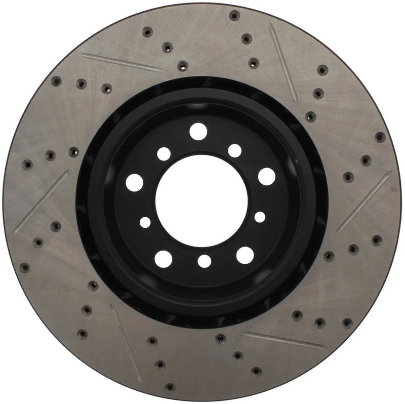 StopTech Slotted & Drilled Sport Brake Rotor - Side View