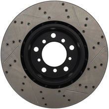 Load image into Gallery viewer, StopTech Slotted &amp; Drilled Sport Brake Rotor - Side View