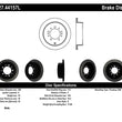 Load image into Gallery viewer, StopTech Slotted &amp; Drilled Sport Brake Rotor - Back View