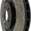 Load image into Gallery viewer, StopTech Slotted &amp; Drilled Sport Brake Rotor - Installation View
