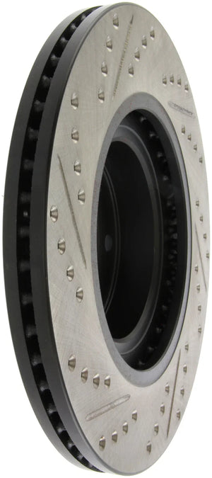 StopTech Slotted & Drilled Sport Brake Rotor - Main Product View