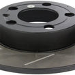 Load image into Gallery viewer, StopTech Slotted &amp; Drilled Sport Brake Rotor - Back View
