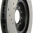 Load image into Gallery viewer, StopTech Slotted &amp; Drilled Sport Brake Rotor - Side View