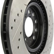 Load image into Gallery viewer, StopTech Slotted &amp; Drilled Sport Brake Rotor - Side View