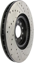 Load image into Gallery viewer, StopTech Slotted &amp; Drilled Sport Brake Rotor - Side View
