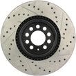 Load image into Gallery viewer, StopTech Slotted &amp; Drilled Sport Brake Rotor - Back View